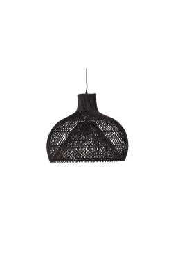 Fjôrd Hanglamp Laroche Zwart Rotan