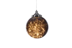 Fjôrd Hanglamp Lemans Zwart Smoked Glas