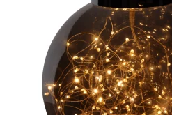 Fjôrd Hanglamp Lemans Zwart Smoked Glas