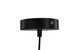 Fjôrd Hanglamp Nicola 75x75cm Zwart/Grijs Veren