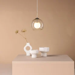 Fjôrd Hanglamp Roche Grijs