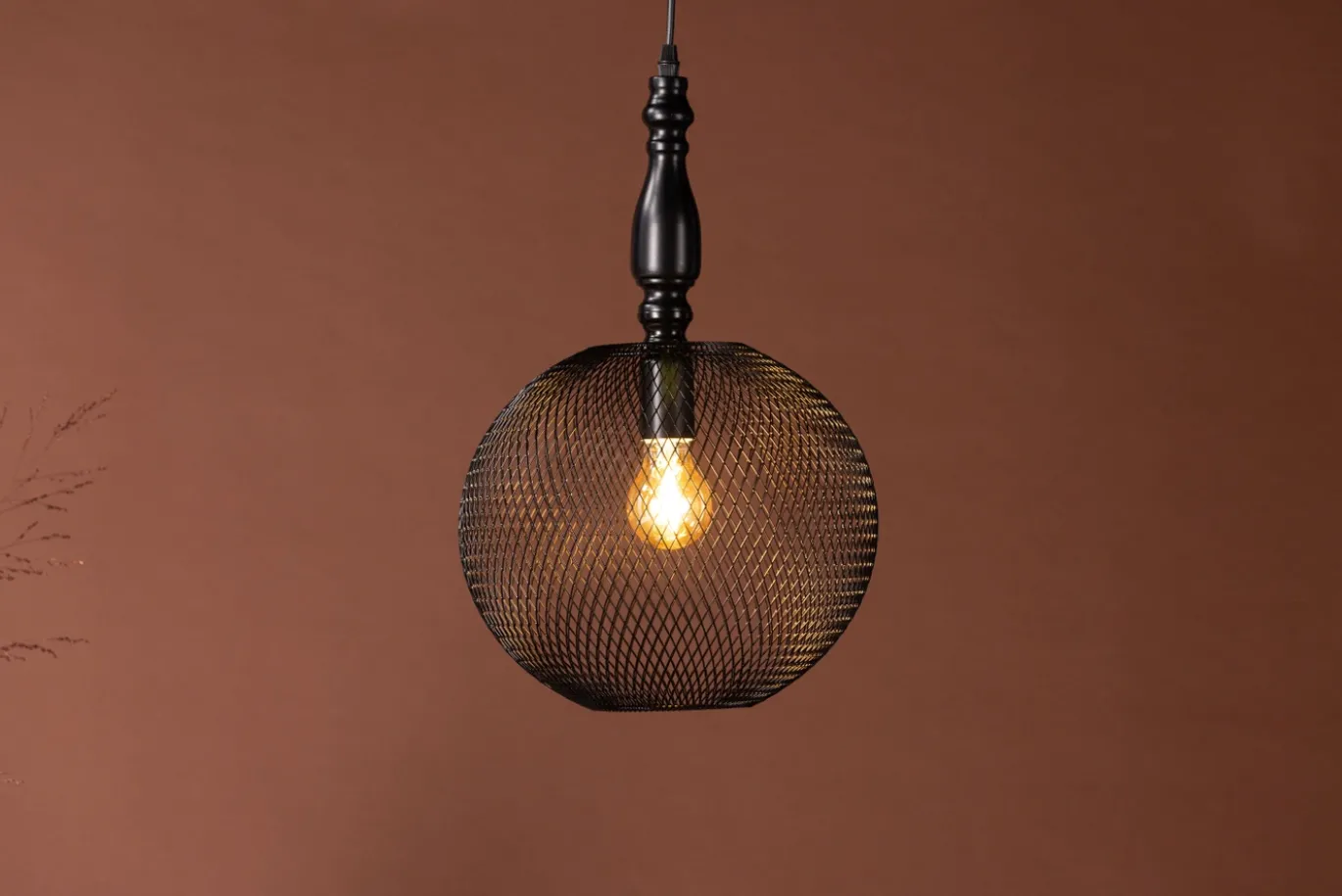 Fjôrd Hanglamp Valence Zwart