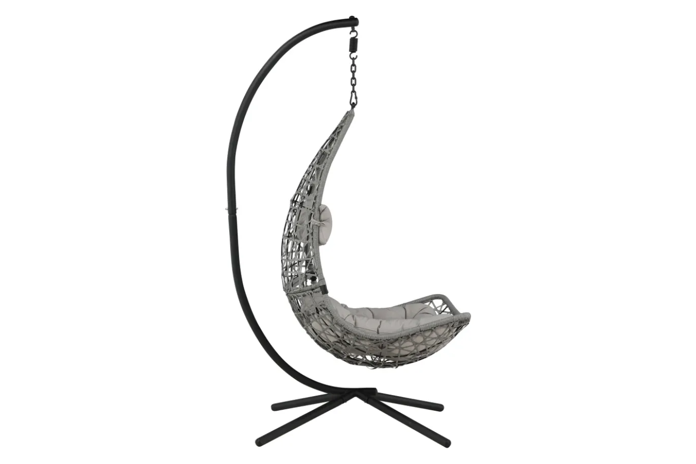 Fjôrd Hangstoel Edinburgh Grijs Wicker