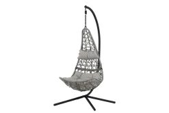 Fjôrd Hangstoel Edinburgh Grijs Wicker