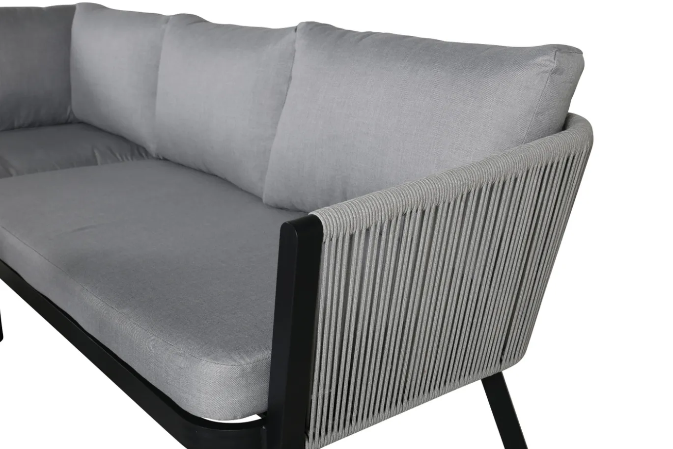 Fjôrd Hoekbankset Virya Lounge Met Tafel Zwart Alu