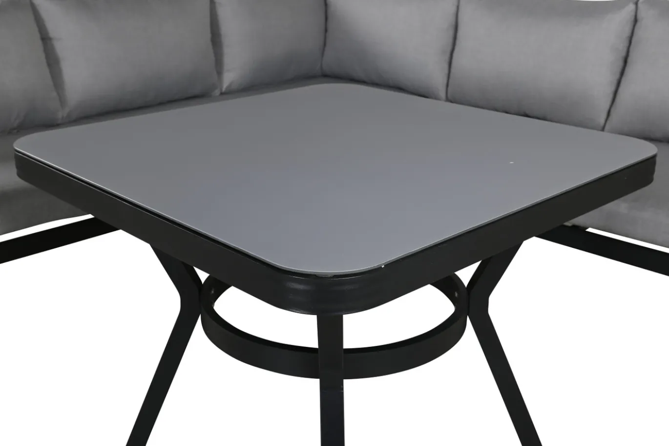 Fjôrd Hoekbankset Virya Lounge Met Tafel Zwart Alu