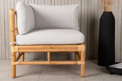 Fjôrd Hoek Loungebank Cane Rotan Naturel Modulair