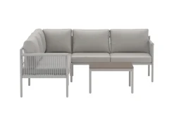 Fjôrd Hoek Loungeset Kos Beige/ Naturel