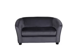 Fjôrd Kinderstoel Måna Donkergrijs Velvet