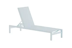 Fjôrd Ligbed Copacabana Textiel Lichtblauw 195cm