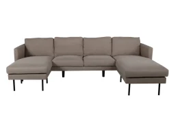 Fjôrd Loungebank Zoom Bruin Stof