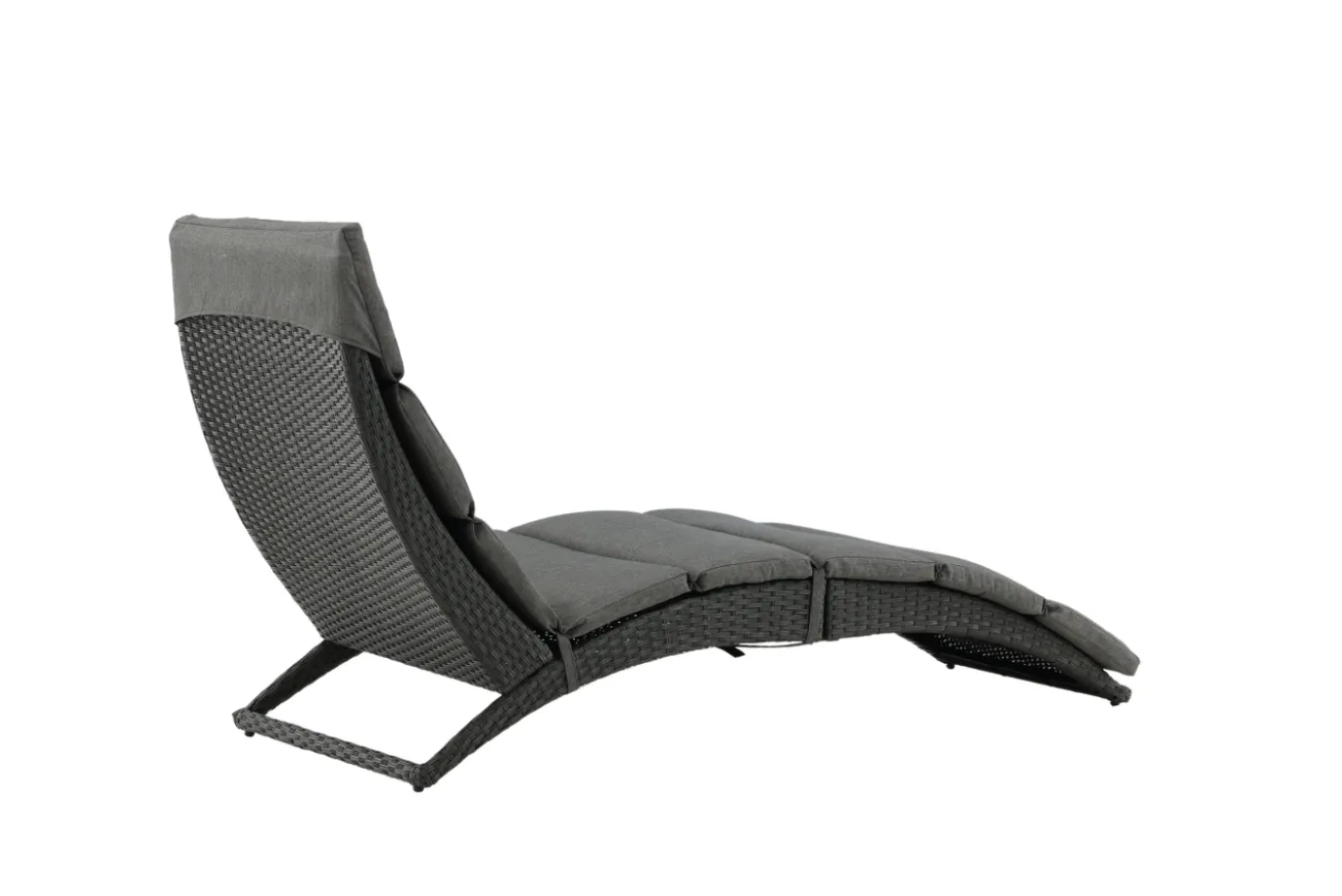 Fjôrd Lounge Ligbed Archie Lounge - Zwart Wicker