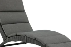 Fjôrd Lounge Ligbed Archie Lounge - Zwart Wicker