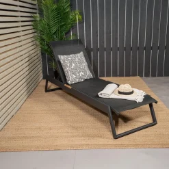 Fjôrd Lounge Ligbed Mexico Zwart