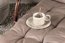 Fjôrd Lounge Ligbed Nella Donker Walnoot/Beige