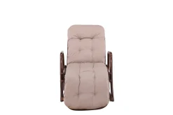 Fjôrd Lounge Ligbed Nella Donker Walnoot/Beige