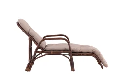 Fjôrd Lounge Ligbed Nella Donker Walnoot/Beige