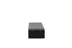 Fjôrd Lounge Ligbed Quad Lounge - Zwart Wicker