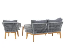 Fjôrd Loungeset Chania Grijs Acacia