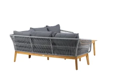 Fjôrd Loungeset Chania Naturel/Grijs Acaciahout