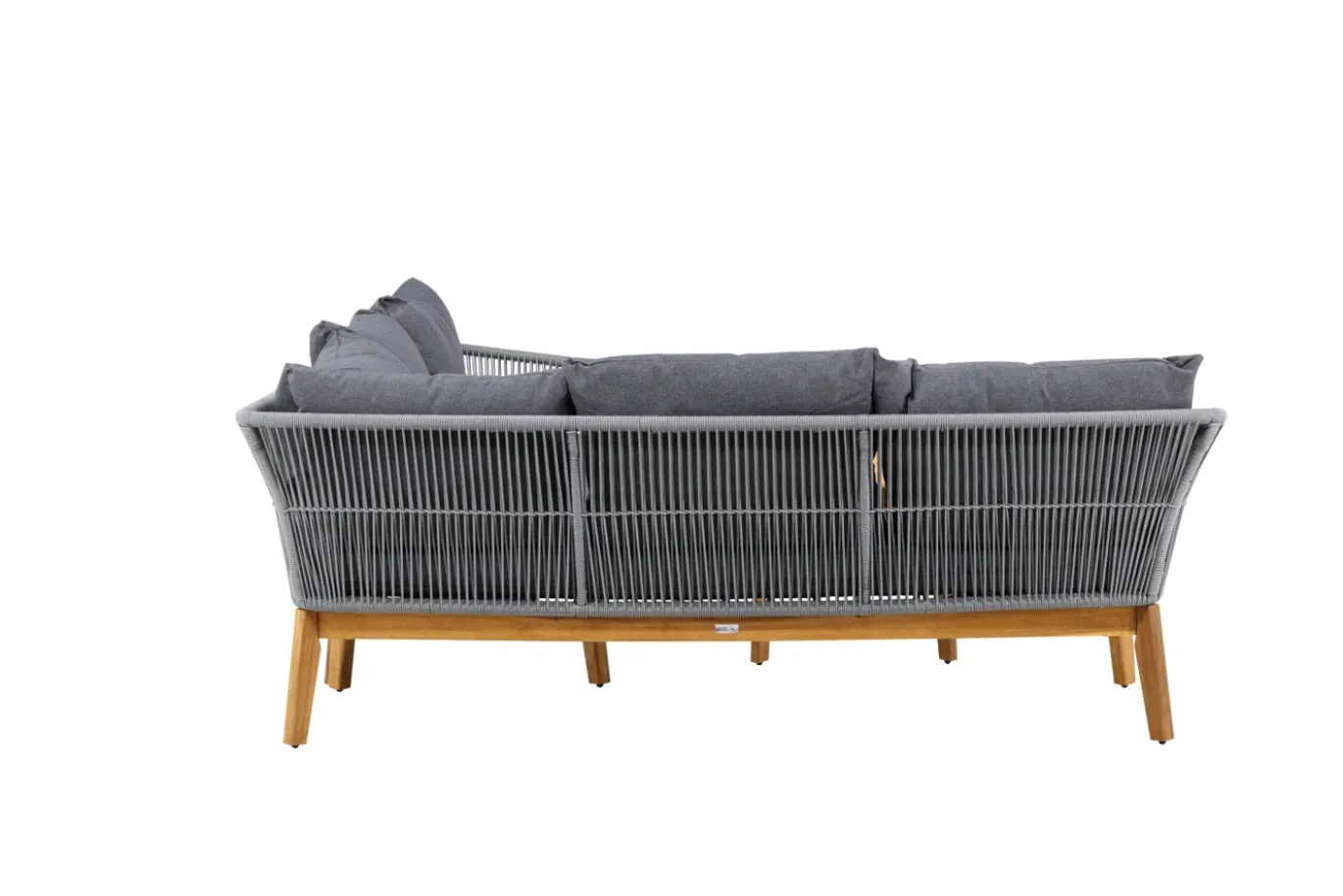 Fjôrd Loungeset Chania Naturel/Grijs Acaciahout