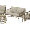 Fjôrd Loungeset Lipari Bruin/ Beige