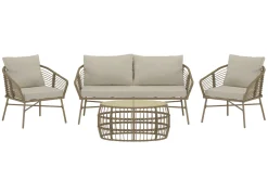 Fjôrd Loungeset Lipari Bruin/ Beige