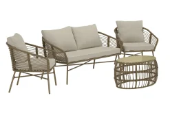 Fjôrd Loungeset Lipari Bruin/ Beige