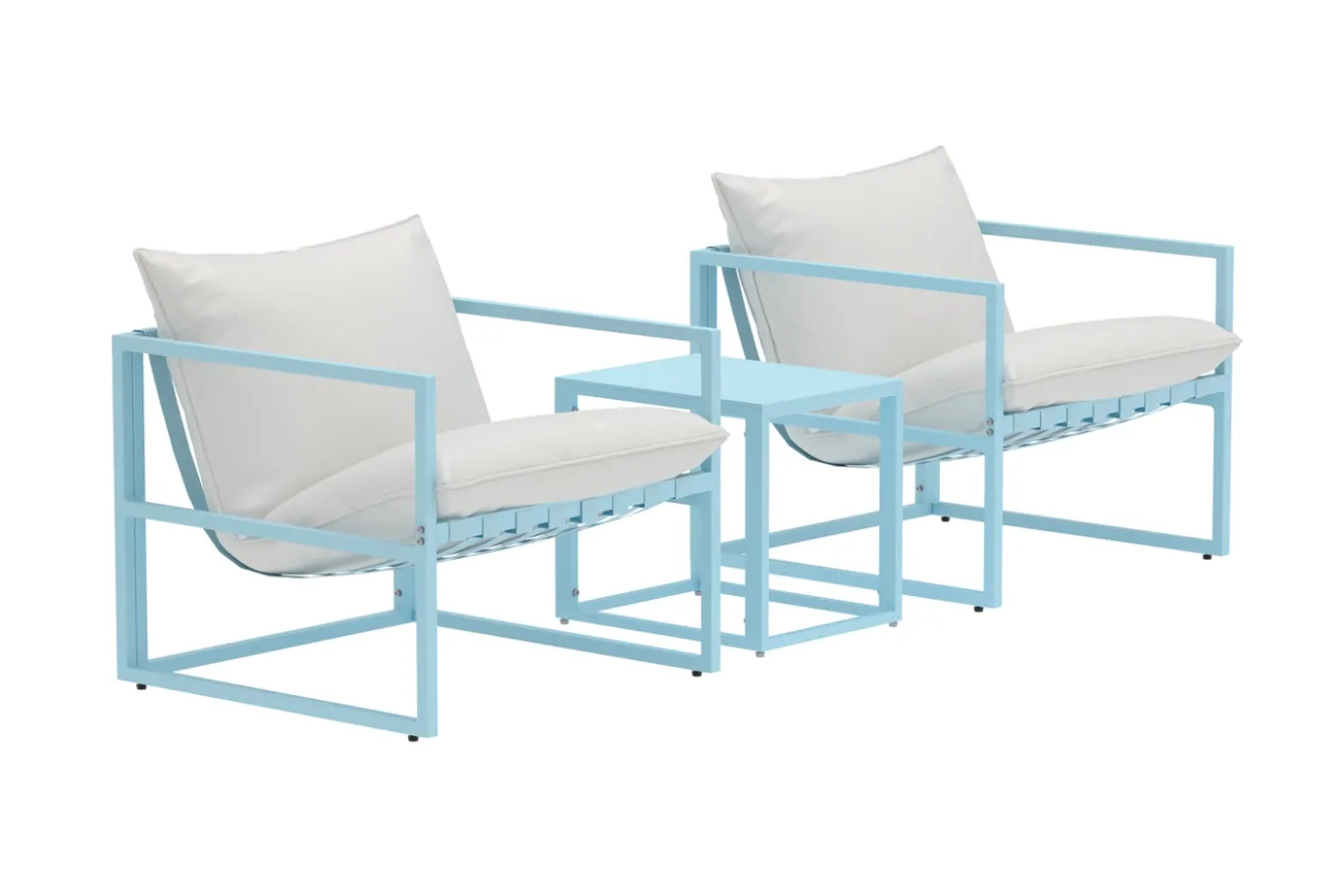 Fjôrd Loungeset Messina Lichtblauw