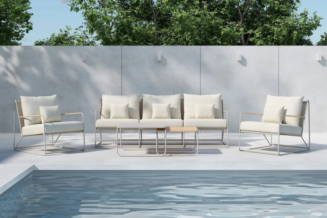 Fjôrd Loungeset Palazzo Beige/ Beige