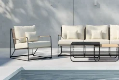 Fjôrd Loungeset Palazzo Zwart/ Beige
