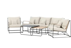 Fjôrd Loungeset Palazzo Zwart/ Beige