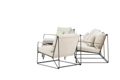 Fjôrd Loungeset Palazzo Zwart/ Beige