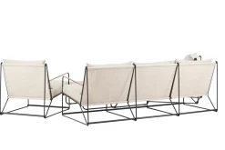 Fjôrd Loungeset Palazzo Zwart/ Beige