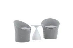 Fjôrd Loungeset Spoga Set- Wit/Grijs