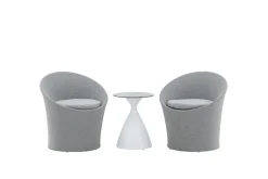 Fjôrd Loungeset Spoga Set- Wit/Grijs