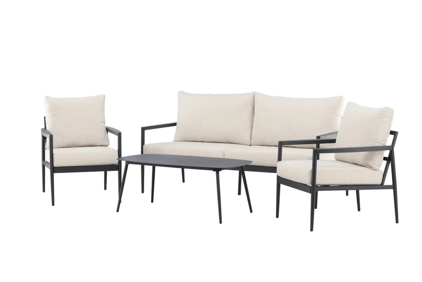 Fjôrd Loungeset Taromina Zwart