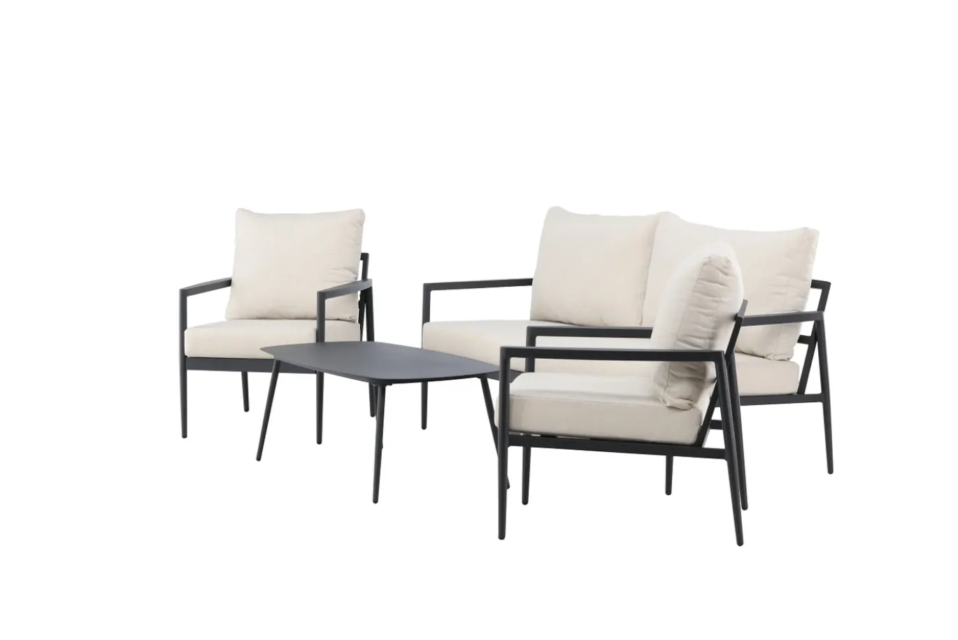 Fjôrd Loungeset Taromina Zwart