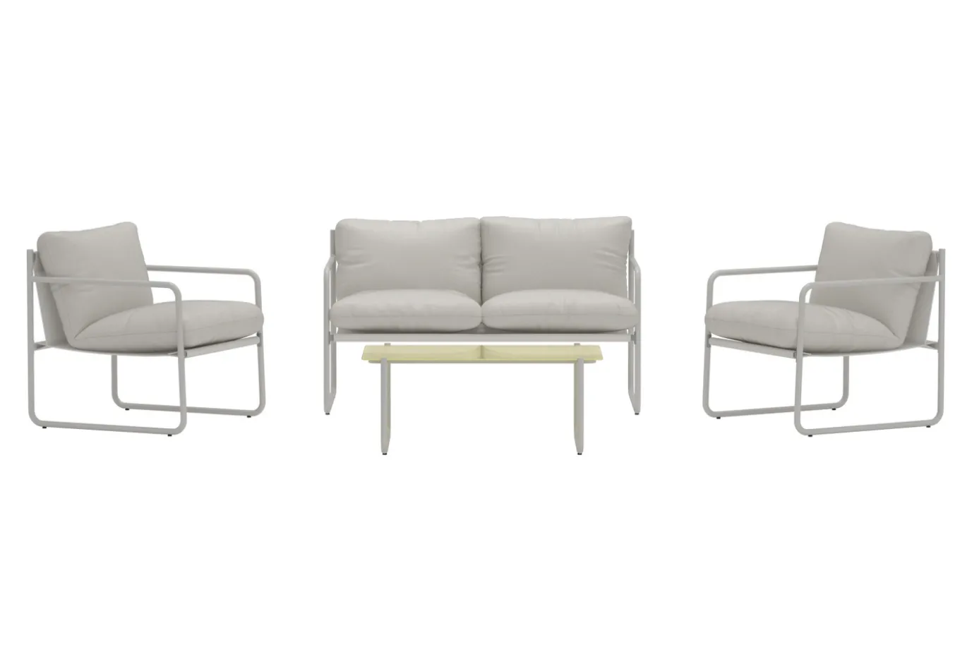 Fjôrd Loungeset Thassos Grijs/ Beige