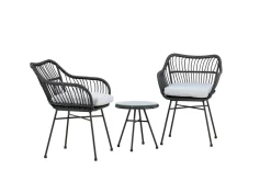 Fjôrd Loungeset Viga Zwart