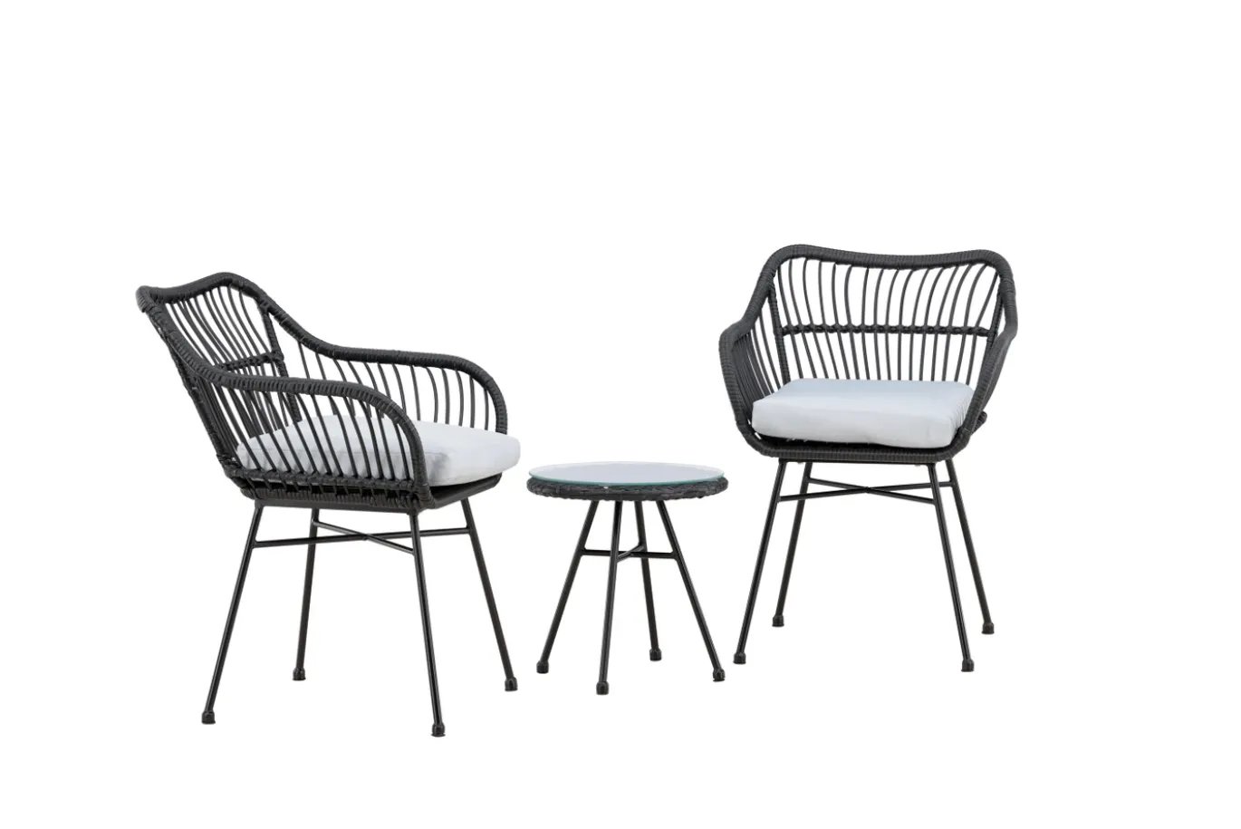 Fjôrd Loungeset Viga Zwart