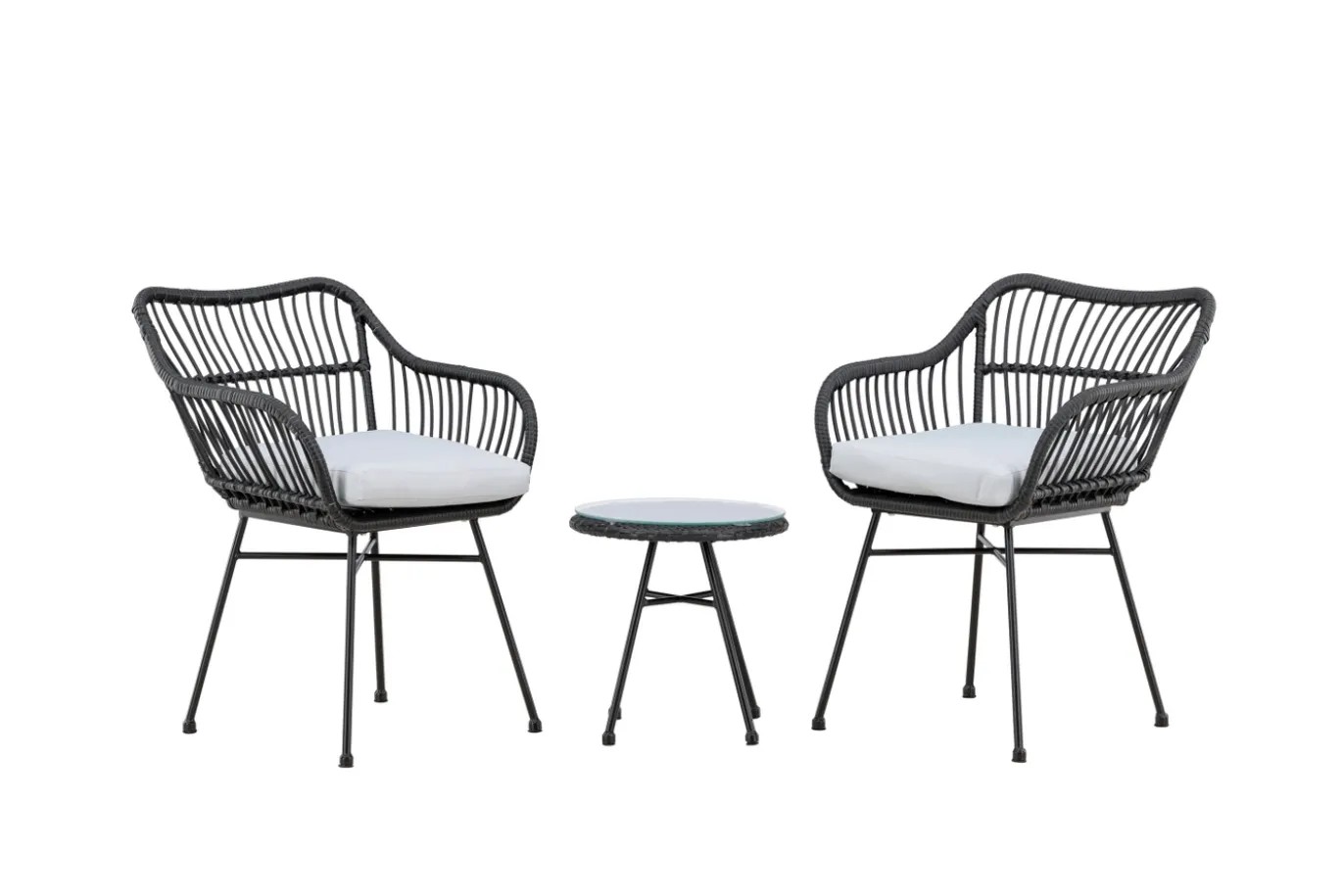 Fjôrd Loungeset Viga Zwart