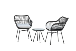 Fjôrd Loungeset Viga Zwart