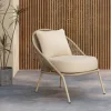 Fjôrd Loungestoel Lindos Beige