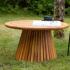 Fjôrd Loungetafel Lumpur Naturel ⌀70cm