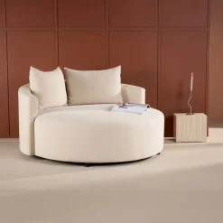 Fjôrd Loveseat Kelso Beige Linnen 150cm