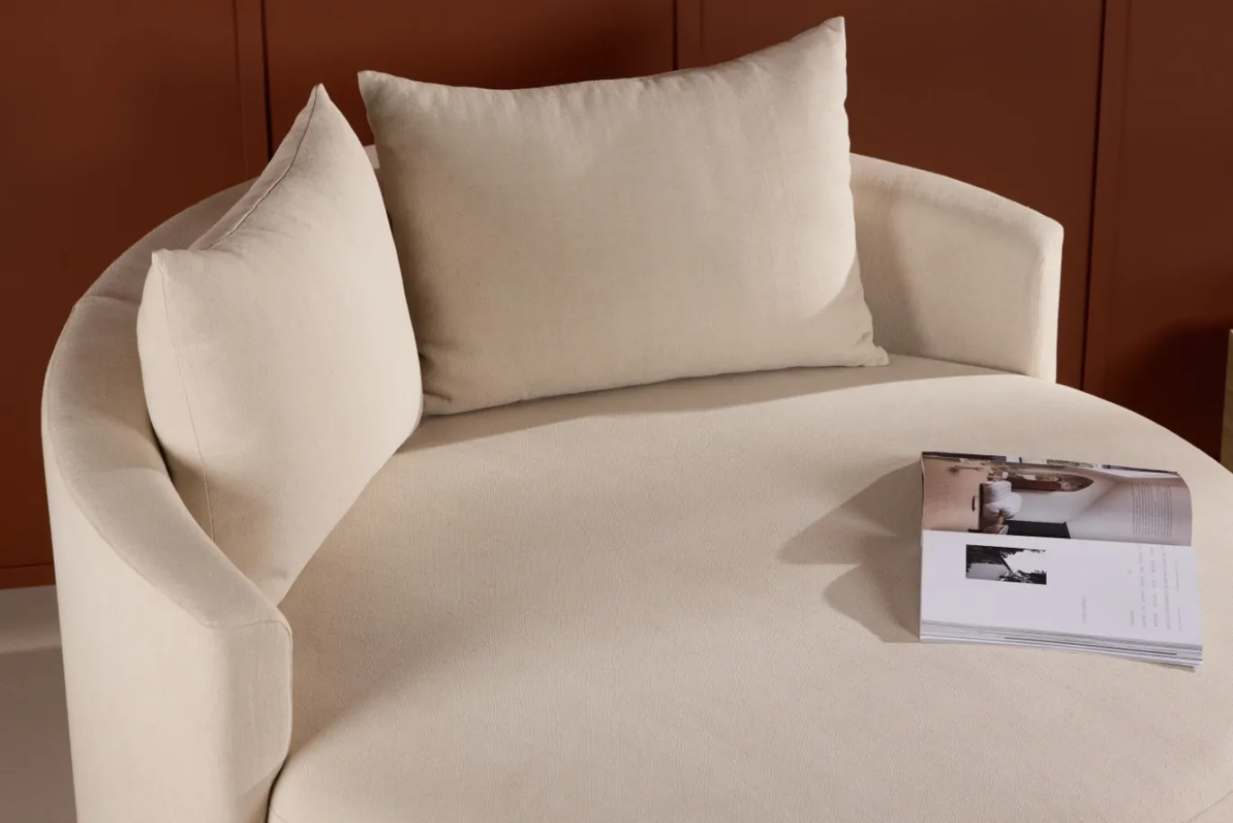 Fjôrd Loveseat Kelso Beige Linnen 150cm