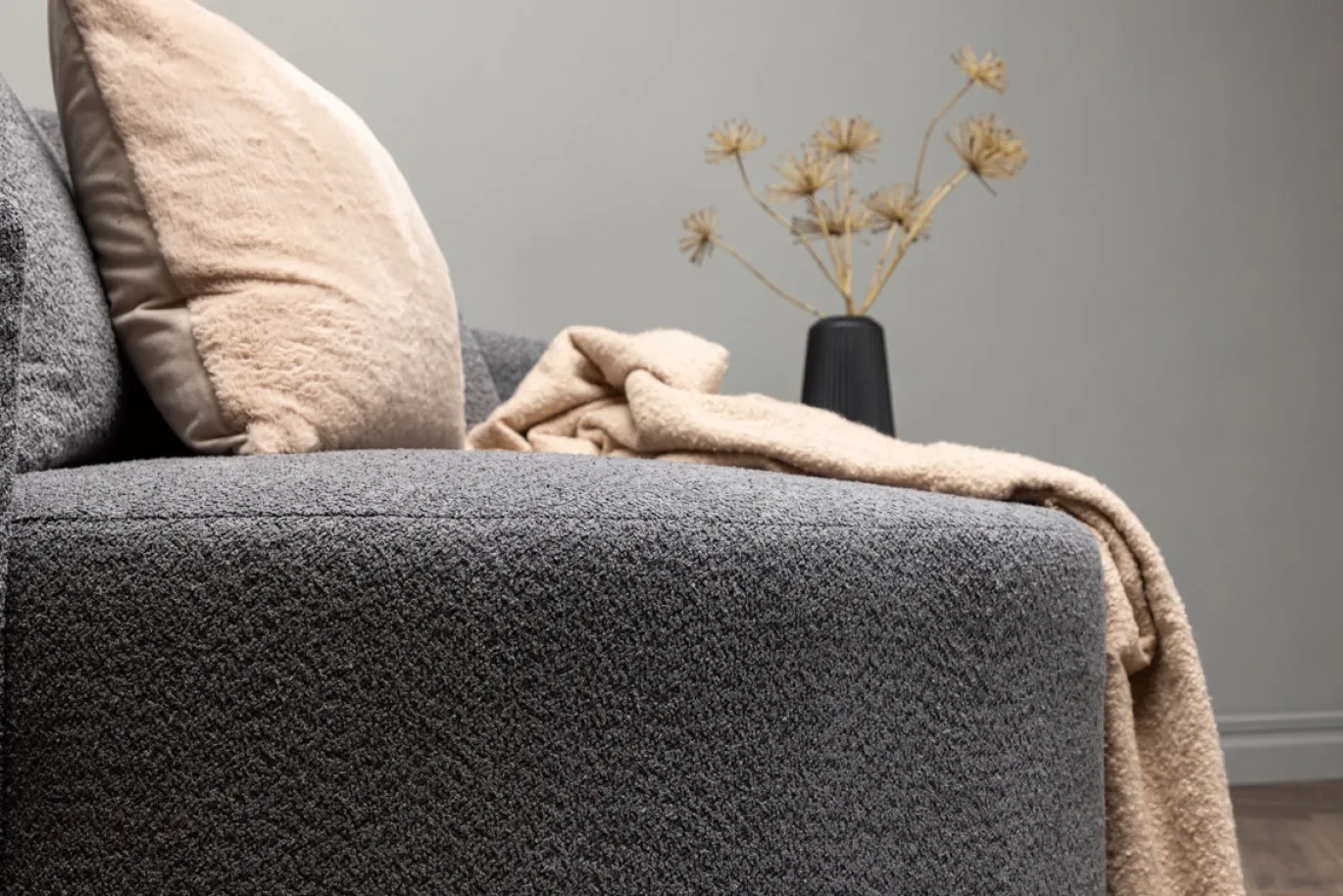 Fjôrd Loveseat Kelso Grijs Teddy