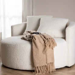 Fjôrd Loveseat Kelso Wit Teddy
