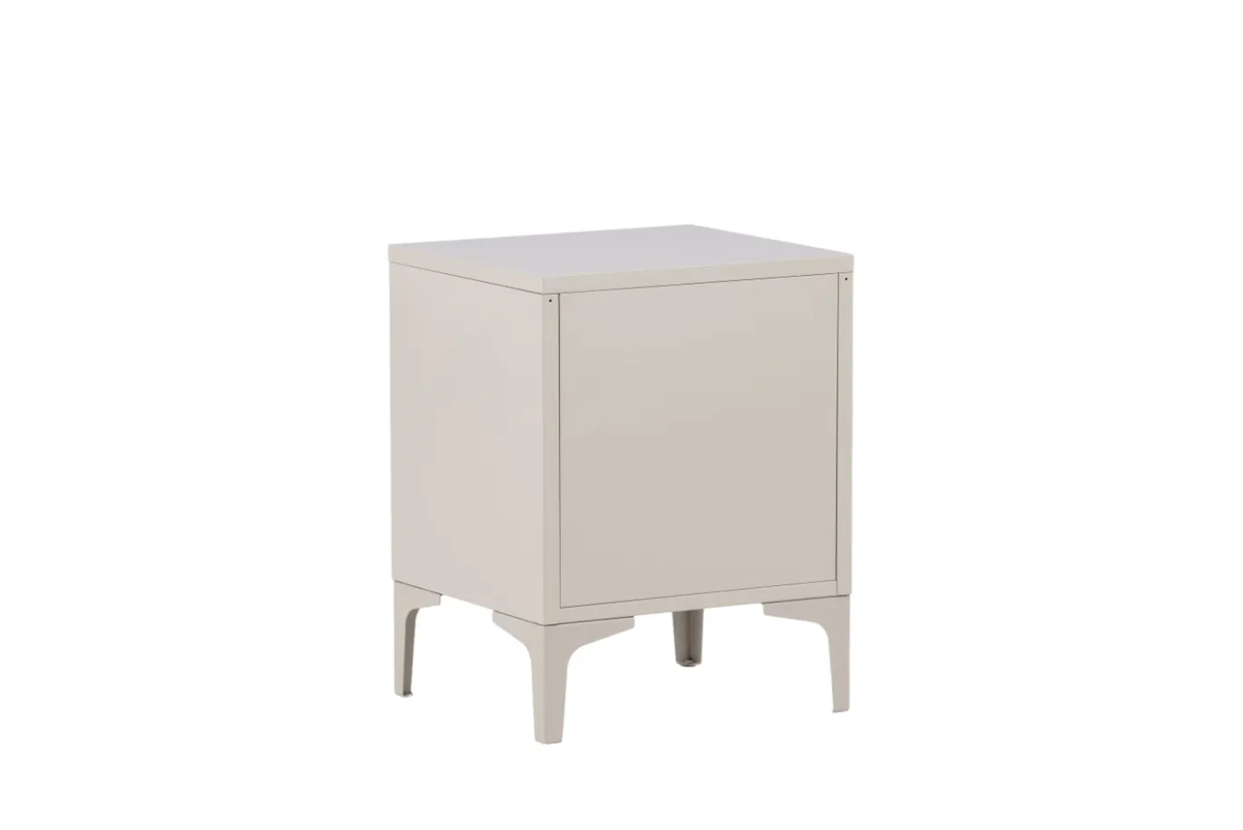 Fjôrd Nachtkastje Piring Staal Beige 60x45cm
